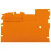 WAGO 2022-1292 1mm End and Intermediate Plate for 2022 Series Orange