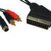 Kabel SCART długość 1.5m Czarny RS PRO CE, REACH, RoHS, UKCA