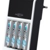 Ładowarka akumulatorów napięcie 1.2V, 8.4 V, 9 V Ansmann NiMH prąd 650 mA AAA, 9 V, AA 4 UE NiMH