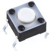 Klosz do przycisku dotykowego SPST 50 mA przy 24 V DC 4.3mm 0.7mm Montaż powierzchniowy