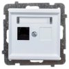 SONATA Gniazdo komputerowe pojedyncze, kat. 5e MMC biały mat GPK-1R/K/m/75