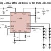2-String × 60mA, 2MHz Step-Up LED Driver with ±2% Current Matching