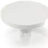 Plunger, round, Ø 11.5 mm, (L x H) 5.5 x 11.5 mm, white, for short-stroke pushbutton, 5.46.001.141/0200