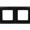 Simon Basic Ramka 2- krotna IP44 czarny mat BMRC2B/49