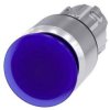 Siemens 3SU10511AA500AA0 3SU1051-1AA50-0AA0 Przycisk grzybkowy (Ø x W) 30 mm x 30 mm IP66, IP67, IP69/IP69K 1 szt.