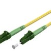 Kabel światłowodowy (FTTH), Singlemode (OS2) Yellow, Żółty (Simplex), 20 m - Długość kabla 20 m