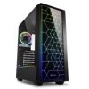 Sharkoon RGB LIT 100 | Midi Tower Case | Zwart