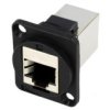 Łącznik Ft Rj45 8P8c Kat 6 Ekranowane 19X24mm Plastik Cp30222s