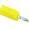Yellow 4mm Stackable Test Connector
