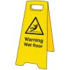 Scan 4702 Heavy-Duty 'A' Board: Warning Wet Floor