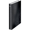 Leitz Ring Binder Laminated WOW A4 2 D-Ring 25mm Black