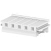 Socket housing, 5 pole, pitch 2.5 mm, straight, natural, 440133-5