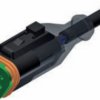 Connection cable, socket, 3 pole, straight to openend, 2m