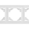 Quadra Ramka Potrójna Biała Pozioma