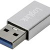 LogiLink USB 3.2 Gen 1 (USB 3.0) adapter [1x złącze męskie USB-A 3.2 (USB 3.0) - 1x złącze żeńskie USB-C 3.2 Gen 1 (USB