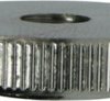 Knurled nut, M5, H 5 mm, inner Ø 10 mm, outer Ø 20 mm, steel, galvanized, DIN 467, 10882MC94