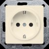 German schuko-style socket, white, 16 A/250 V, Germany, IP20, 5UB1558-0KK