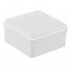 Puszka n/t hermetyczna 100x100x50 bez dławików IP65 biała S-BOX 116B