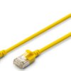 Patch cable, RJ45 plug, straight to RJ45 plug, straight, Cat 6A, F/FTP, LSZH, 5 m, yellow, DK-1632-A-050S-Y
