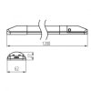Oprawa liniowa LED NOBEN M36W-120-CCT max 3620K (WW)/ 4030K (NW)/ 3700lm (CW) 3000/4000/6500K IP54 3 lat Gwarancji biały 39500