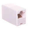 Adapter / Przelotka Rj45/Rj45 Kat. 5E Biały (At-A 8/8)
