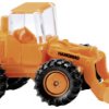 Wiking 0974 03 N Model pojazdu budowlanego Hanomag Ładowarka kołowa pomarańczowa