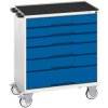 Bott 16927005.11 Verso Mobile Cabinet 6 Drawer