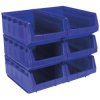 Sealey TPS56B Plastic Storage Bin 310 x 500 x 190mm - Blue Pack of 6
