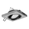 HALISI SM ramka dekoracyjna oprawy punktowej, MR16/GU10 max 50W, kwadrat, ruchoma, czarna,OR-OD-6183