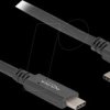 80038 USB 3.0 cable, C male, angled left/right, 4K 60 Hz, 2 m