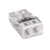 Szybkozłączka WAGO 2273-202 wciskana na 2 przewody, tylko drut 0,5-2,5mm², 24A 450V, biała