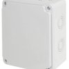 Puszka instalacyjna n/t ABS 150x120x80 biała IP65 PI.150X120X80