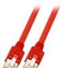 Patch cable, crossover, RJ45 plug, straight to RJ45 plug, straight, Cat 5e, SF/UTP, PVC, 0.5 m, red, K2793.0,50