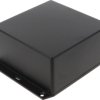 ABS enclosure, (L x W x H) 123 x 123 x 57 mm, black (RAL 9005), IP54, 1591XXUFLBK