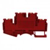 Złączka szynowa zaciskowa czerwona 4mm2 2-piętrowa 4-przewodowa