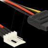 83878 Power Cable SATA 15 pin male > 4 pin floppy male 40 cm