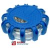 Lampa LED ostrzegawcza 12+3 nieb niebieski sygnalizator Flara magnes dysk