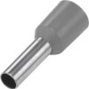 TRU COMPONENTS 1091282 Końcówka rurkowa E40-09GY, z częściową izolacją , 4 mm² x 9 mm, 100 szt.