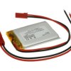 Akumulator; Li-Po; LP403045; 3,7V; 450mAh; 4x30x45mm; Zabezpieczenie PCM; konektor+ gniazdo 2,54*2piny; AKYGA; RoHS