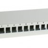 Patch panel na szynę DIN 12-portowy, keystone, bez gniazd