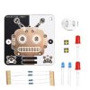 Zestaw do samodzielnego montażu robota LED DIY do nauki dla początkujących elektroniki moduł lutowniczy