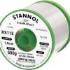 Cyna lutownicza bezołowiowa Stannol KS115 szpula Sn99,3Cu0,7 ROM1 500 g 1.5 mm