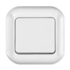 TOPAZ Przycisk pojedynczy DZWONEK podtynkowy biały WP-7Tb