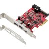 Renkforce RF-4541492 USB 3.2 2nd gen controller card 1+4 ports PCIe x4