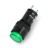 Kontrolka 12V DC - 12mm - zielona