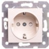 Karre Gniazdo Schuko, Kolor Krem / 90963708
