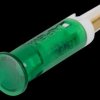 QS81XXG12 Indicator LED, 12 V DC, 8 mm, FASTON, green