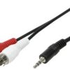 Audio kabel LogiLink CA1043 CA1043, RCA/Cinch, Jack, 5.00 m