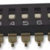 Przełącznik DIP 9-pozycyjny 9P SMD 25 mA przy 24 V DC -20 → +70°C