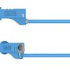 Electro PJP 2117-CD1-200Bl Przewód pomiarowy złącze męskie bananowe złącze męskie bananowe 2.00 m niebieski 1 szt.